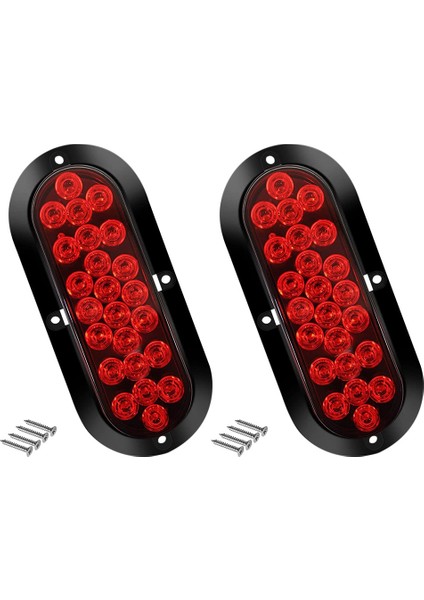 Römork LED Tail Işıkları 24 LED Fren Işıkları Kamyon LED Dönüş Işıkları Kamyon Yan Işıklar Tekne Römork Kamyonları Için Uygun (Yurt Dışından)
