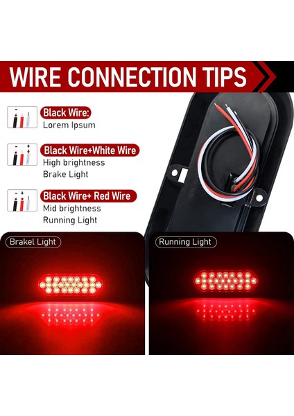 Römork LED Tail Işıkları 24 LED Fren Işıkları Kamyon LED Dönüş Işıkları Kamyon Yan Işıklar Tekne Römork Kamyonları Için Uygun (Yurt Dışından) indirimleri