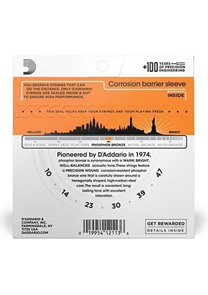 EJ15 Akustik Gitar Tel Seti, Phosphor-Bronze, Lig fiyatları