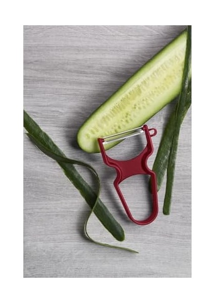 Soyma Bıçağı Seti, 3 Parça Kırmızı fiyatları