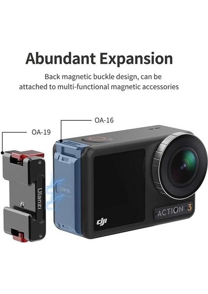 Oa-16 Djı Osmo Action 3 Için Manyetik Pil Kapağı modelleri