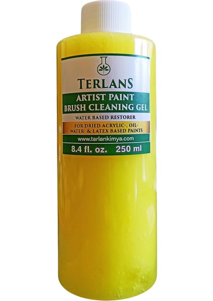 Sanatsal ve Fırça Temizleyici Yoğun Kıvam 250 ml Art Paint Brush Cleaner