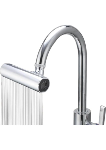 3 Farklı Modlu Çok Amaçlı Musluk Evrensel Musluk Başlığı Şelale Musluk