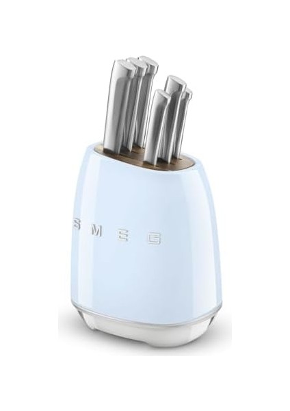 50's Style KBSF02 Pastel Mavi Bıçak Seti fiyatları