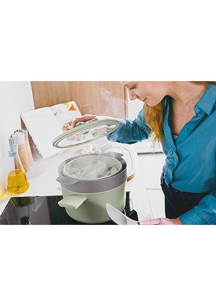 Leo Balance Silikon Buharda Pişirici Süzgeç 24 cm modelleri