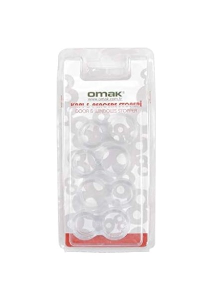 Omak 94159 4’lü Kapı- Pencere Kol Stoperi, Şeffaf fiyatları