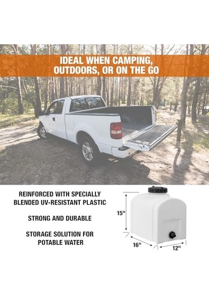 82123879 Kubbeli Polietilen Rezervuar Su Tankı, Çiftçilik Inşaatı ve Daha Fazlası, 20,5 Litre, Sele fiyatları