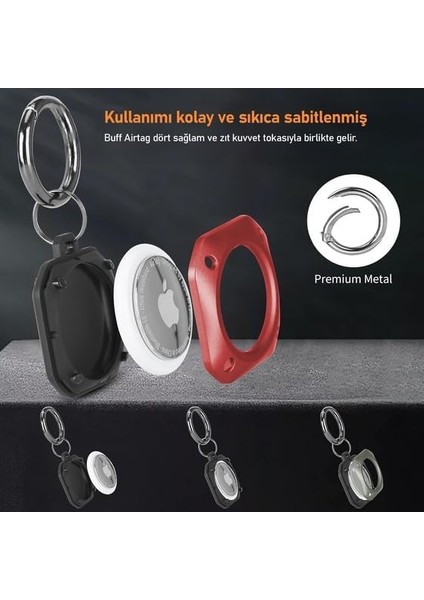 Buff Tagsafe Proshield Taşınabilir Anahtarlık Airtag Uyumlu Kılıf fiyatları