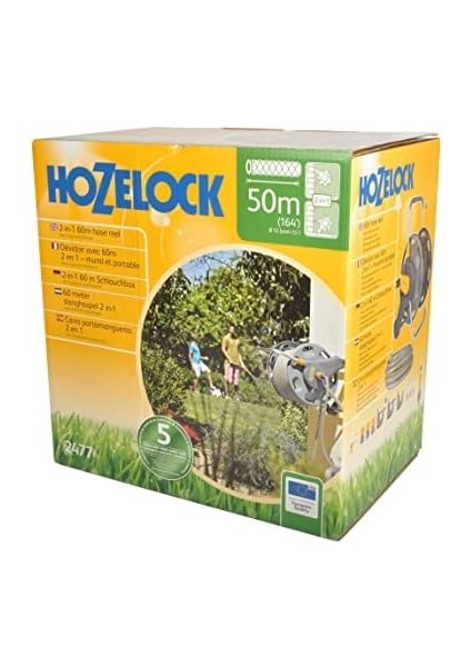 2477H Duvarda ve Yerde Kullanılabilen 50 M Hortumlu 60 M Kapasiteli Hortum Toplama Sarma Makara Seti fiyatları