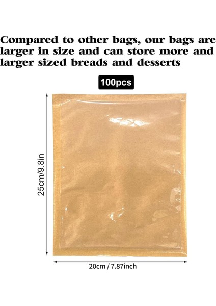 100 Adet Isı Mühür Fırın Çantaları Gres Kanı Kağıt Bisküvi Ambalaj Kek Torbaları Ambalaj Çörek Hamuru Pişmiş Mallar Için (Yurt Dışından) fiyatları