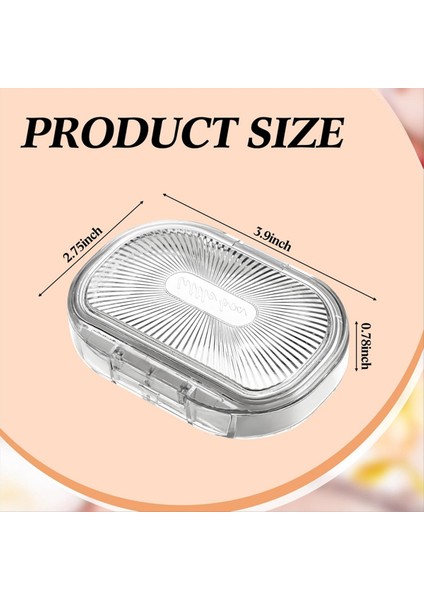 4 Adet Saç Kravat Kabı Küçük Taşınabilir Seyahat Pamuklu Çubuk Tutucu Ipi Dağıtıcı Kapak Plastik Kutu Boncuk Depolama (Yurt Dışından) modelleri