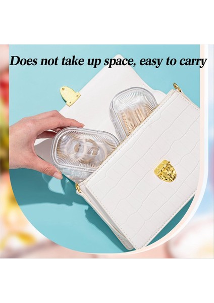 4 Adet Saç Kravat Kabı Küçük Taşınabilir Seyahat Pamuklu Çubuk Tutucu Ipi Dağıtıcı Kapak Plastik Kutu Boncuk Depolama (Yurt Dışından) indirimleri