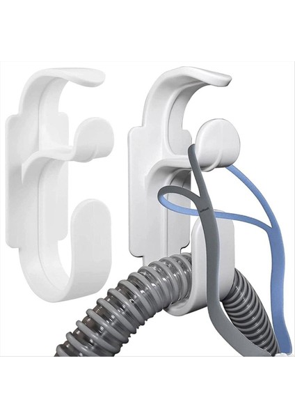 Yatak Duvar Maske Tutucu ve Hortum Kancası Için Cpap Hortum Tutucu Askısı Hortum Arapsaçlarını Önler (Yurt Dışından) modelleri