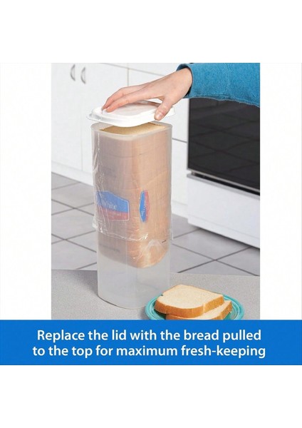 Şeffaf Ekmek Kutusu Plastik Taze Tutma Tost Depolama Tutucu Kapak Ekmek Daha Net Ekmek Saklama Kabı B (Yurt Dışından) indirimleri