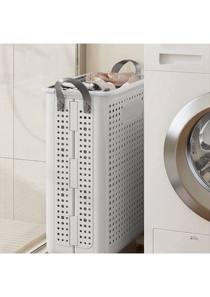 Ev Katlanır Kirli Çamaşır Sepeti Banyo Çamaşır Sepeti Kirli Kıyafetler Taşınabilir ve Hareket Edilebilir 37 7X31X45 5cm Olabilir (Yurt Dışından) fırsatları