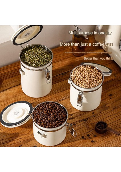 Kahve Tanisti Hava Etki Fasulye Konteyneri Tarih Tracker Paslanmaz Çelik Mutfak Saklama Kutusu 1 5l Gösterildiği Gibi (Yurt Dışından) indirimleri