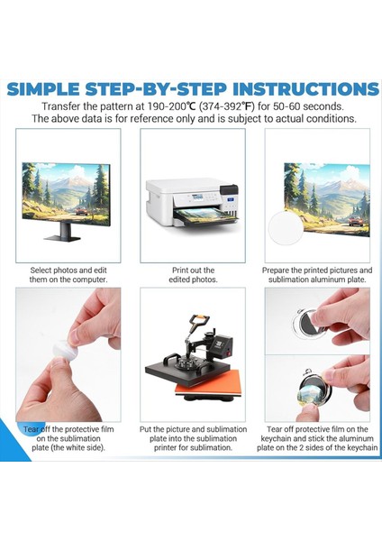 10 Paket 360 ° Dönen Metal Süblimasyon Anahtarlık Boşlukları Çift Taraflı Süblimasyon Boşlukları Diy Anahtar Zinciri Yarım Daire (Yurt Dışından) indirimleri