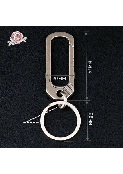 4x Titanyum Toka Anahtarı Titanyum Alaşım Yaratıcı Sadelik Buckes Kamp Aksesuarları Açık Cep Aracı (Yurt Dışından) modelleri