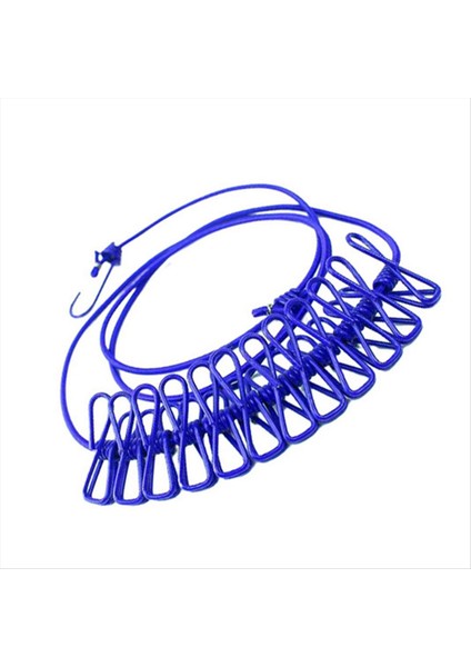 C Geri Çekilebilir Giysiler Kurutma Raf Ipi 12 Klipsli Portatif Çamaşırhane Giyim Hattı Çamaşır Kurutma Hattı Kampı Için (Yurt Dışından) indirimleri