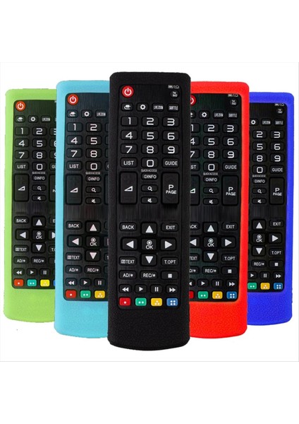 5pcs Silikon Kılıf Koruyucu Kılıf Lg AKB75375604 AKB75095308 AKB73715601 Akb Serisi Tv Uzaktan Kumanda Kapağı (Yurt Dışından)