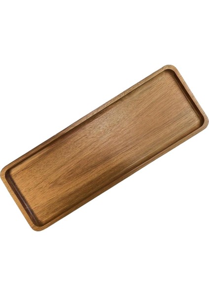 Ekran Için Küçük Ahşap Tepsisi - Çay Kahve Atıştırmalıklar Suşi ve Mezeler Için Zarif Ceviz Ahşap Servis Plakası (Yurt Dışından)