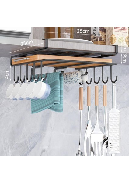 Mutfak Dökülmeyen Depolama Rafı Çok Fonksiyonlu Kesme Tahtası Depolama Raf Dolabı Asılı Kabinet Raf B B (Yurt Dışından) fiyatları