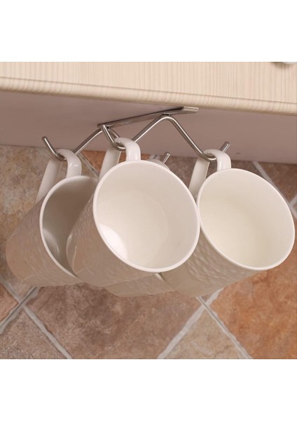 Kabuk Kahve Kupa Kancaları Tırnaksız Rafın Altında Dolap Kupası Kancaları Kahve Kupa Kancaları Kupa Asma Depolama Rafı (Yurt Dışından) modelleri