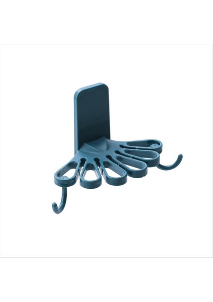 Mutfak Çiçek Şeklindeki Bez Rafı Kanca Depolama Organizatörü Duvar Monteli Sondaj Spatula Kaşık Raf Havlu Raf B (Yurt Dışından)