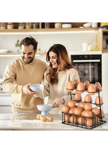 Tezgah Yumurta Tutucu Mutfak Taze Yumurta Depolama Rafı Büyük Kapasiteli Depolama Organizatör Konteyner Tutucu Sepet Mutfak (Yurt Dışından) modelleri