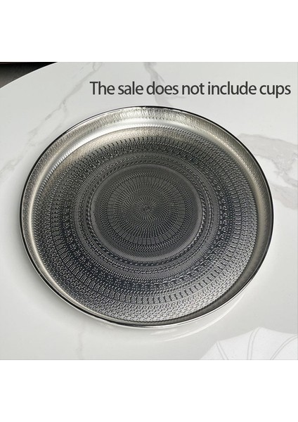 Yuvarlak Tepsi 13 Inç-Hizmet Veren Tepsi Lüks Dekoratif Tepsi Sehpa Tepsisi Takı Tepsisi Altın (Yurt Dışından) fiyatları