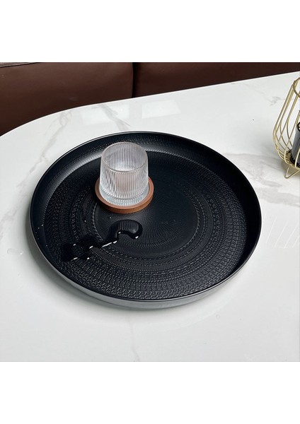 Yuvarlak Tepsi 13 Inç-Hizmet Veren Tepsi Lüks Dekoratif Tepsi Sehpa Tepsisi Takı Tepsisi Altın (Yurt Dışından) modelleri