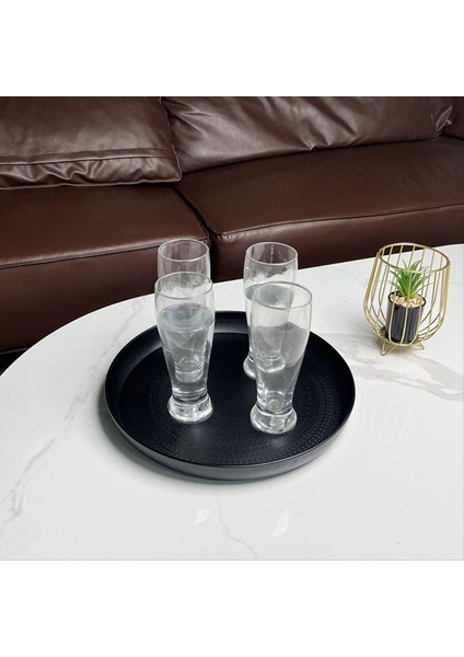 Yuvarlak Tepsi 13 Inç-Hizmet Veren Tepsi Lüks Dekoratif Tepsi Sehpa Tepsisi Takı Tepsisi Altın (Yurt Dışından) indirimleri