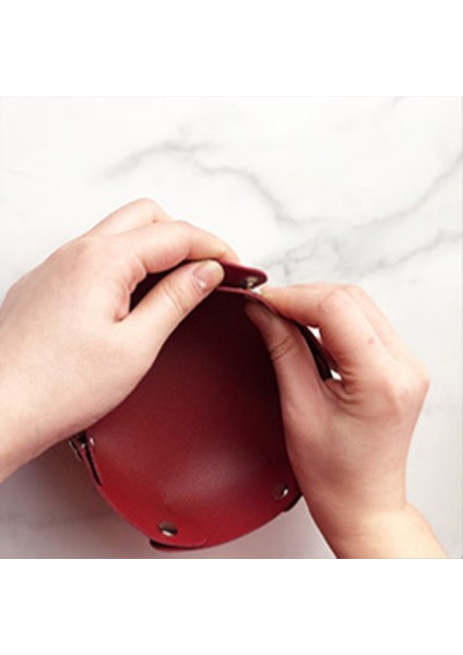 Pu Deri Takı Tepsisi Masa Tepsisi Başucu Gecelik Masa Tepsisi Dekoratif Taşınabilir Giriş Masaüstü Catchall Tepsi D (Yurt Dışından) fırsatları