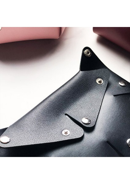 Pu Deri Takı Tepsisi Masa Tepsisi Başucu Gecelik Masa Tepsisi Dekoratif Taşınabilir Giriş Masaüstü Catchall Tepsi D (Yurt Dışından) indirimleri