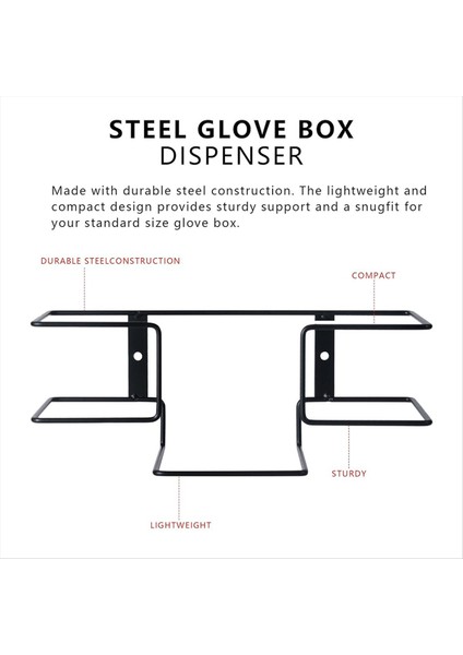 Duvar Montajı Için Etal Eldiven Tutucu (2 Paket) Gıda Servisi Restoranlar Eldiven Tutucuda Kullanım Için Duvar Montajı (Yurt Dışından) fırsatları