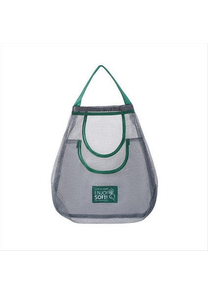 Yeniden Kullanılabilir Mutfak Asılı Örgü Çanta Büyük Kapasiteli Ev Meyve Sebze Depolama No 3 (Yurt Dışından)