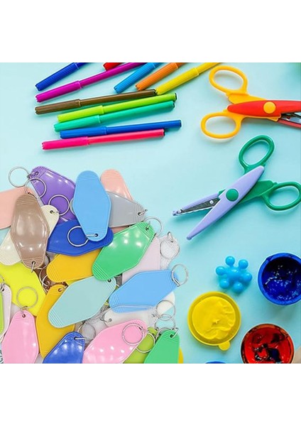 40 Pcs Otel Anahtarlık Boş Anahtar Yüzük 20 Renk Plastik Rhombus Motel Dıy Anahtarlık ve Bagaj Etiketi Için (Yurt Dışından) fırsatları