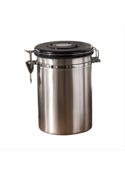 Kahve Kalesi Hava Etki Fasulye Konteyneri Tarih Izleyici Paslanmaz Çelik Mutfak Saklama Kutusu 1 8l Gösterildiği Gibi (Yurt Dışından)