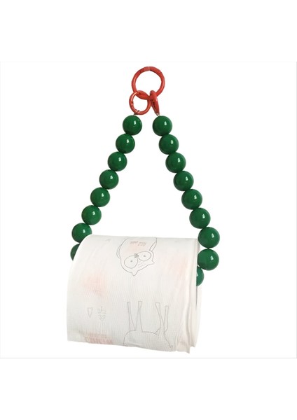 Asma Boncuk Doku Kutusu Raf Cep Telefon Zinciri Ev Depolama Organizatör Banyo Dekorasyon Parçaları Yeşil (Yurt Dışından)