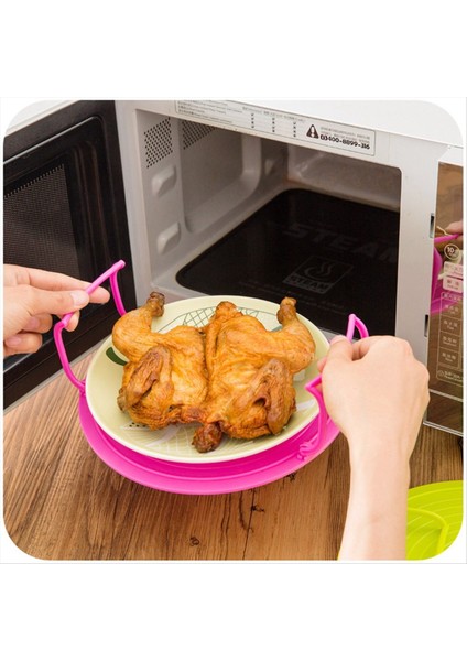 6pcs Mikrodalga Tepsisi Tutamaçlı Mikrodalga Fırın Tepsisi Mikrodalga Isıtma Katmanlı Tepsi Katlanabilir Tutamaçlı (Yurt Dışından) fiyatları