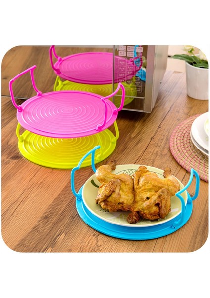 6pcs Mikrodalga Tepsisi Tutamaçlı Mikrodalga Fırın Tepsisi Mikrodalga Isıtma Katmanlı Tepsi Katlanabilir Tutamaçlı (Yurt Dışından) fırsatları