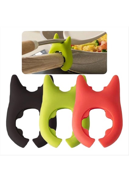 6pcs Tencere Kapağı ve Çorba Kaşığı Tutucu Silikon Saksı Klipli Dinlenme Mutfak Kaşık Tutucu Buhar Serbest Bırakma ile Spatula Rafı (Yurt Dışından) fırsatları