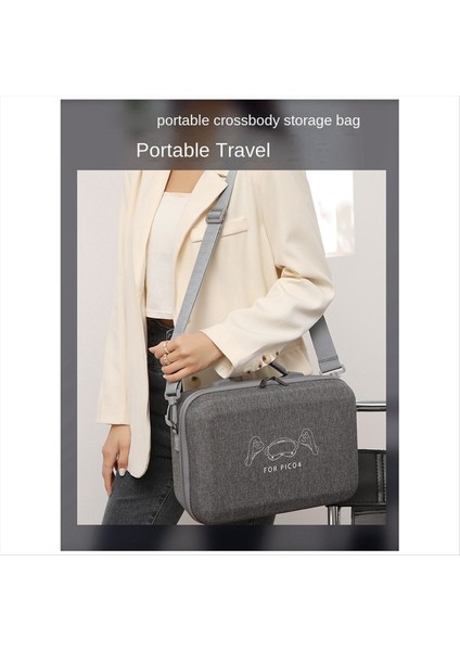Pico 4 Vr Kulaklıklı Eva Sabit Depolama Çantası Kutusu Crossbody Çanta Seyahat Taşıma Çantası Için Bkano Çantası (Yurt Dışından) fırsatları