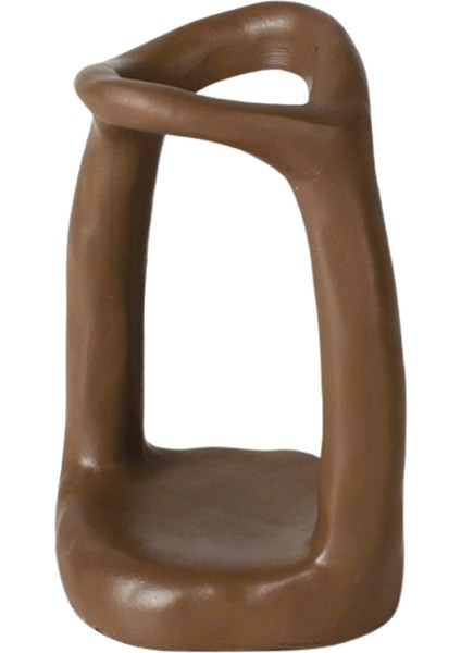 Mum Tutucu Kozmetik Kalem Depolama Rafı Nordic Style Süsler Sevimli El Yapımı Balmumu Süsleri Koyu Kahverengi (Yurt Dışından)