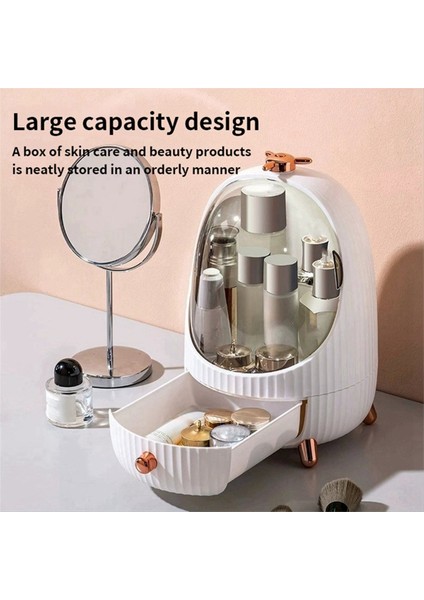 Kozmetik Depolama Organizatörü - Makyaj Fırçası Tutucu Ruj Kılıfı Soyunma Tablosu Için Çekmeceli Cilt Bakım Ürün Rafı B (Yurt Dışından) fırsatları