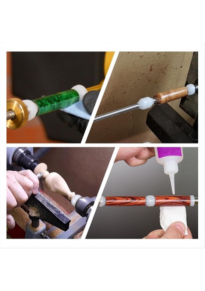 10 Adet Kalem Burçları Plastik Yalıtım Kalemi Burçları Ca Bitirmek Için 0 23IN/6MM Yapışmaz Burç Dönmesi- Beyaz (Yurt Dışından) fırsatları