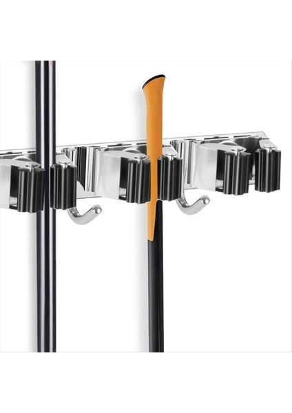 Süpürge Tutucu Mop Askı Duvar Montajı Metal Organizasyon Garaj Depolama Sistemi Bahçe Mutfak Aracı Organizatör (Yurt Dışından) fiyatları