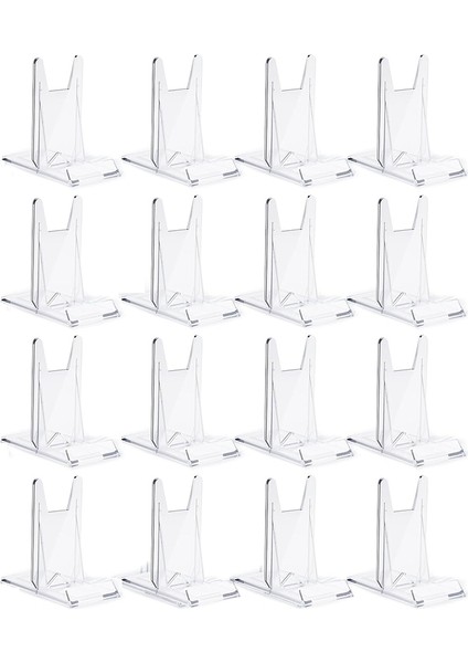 16PCS Display Crystal Kitap Tutucu Ekran Ayarlanabilir Kitap Şövale Koleksiyoner Ekran Standı CD Magazine Için (Yurt Dışından)