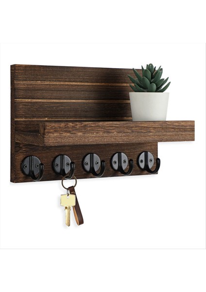 Raflı Duvar Dekoratif Anahtar ve Posta Tutucusu Için Anahtar Tutucu Torbalar Katlar Şemsiye Için Büyük Kancalar Vardır (Yurt Dışından) fiyatları