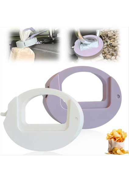 2 Adet Atıştırmalık Klipsleri Gıda Sızdırmazlık Güvenli Klips Ayarlanabilir Çanta Sızdırmazlık Klipsleri Ekmek Torbası Klipsleri Çanta Mühürleyici Klipsler B (Yurt Dışından) indirimleri